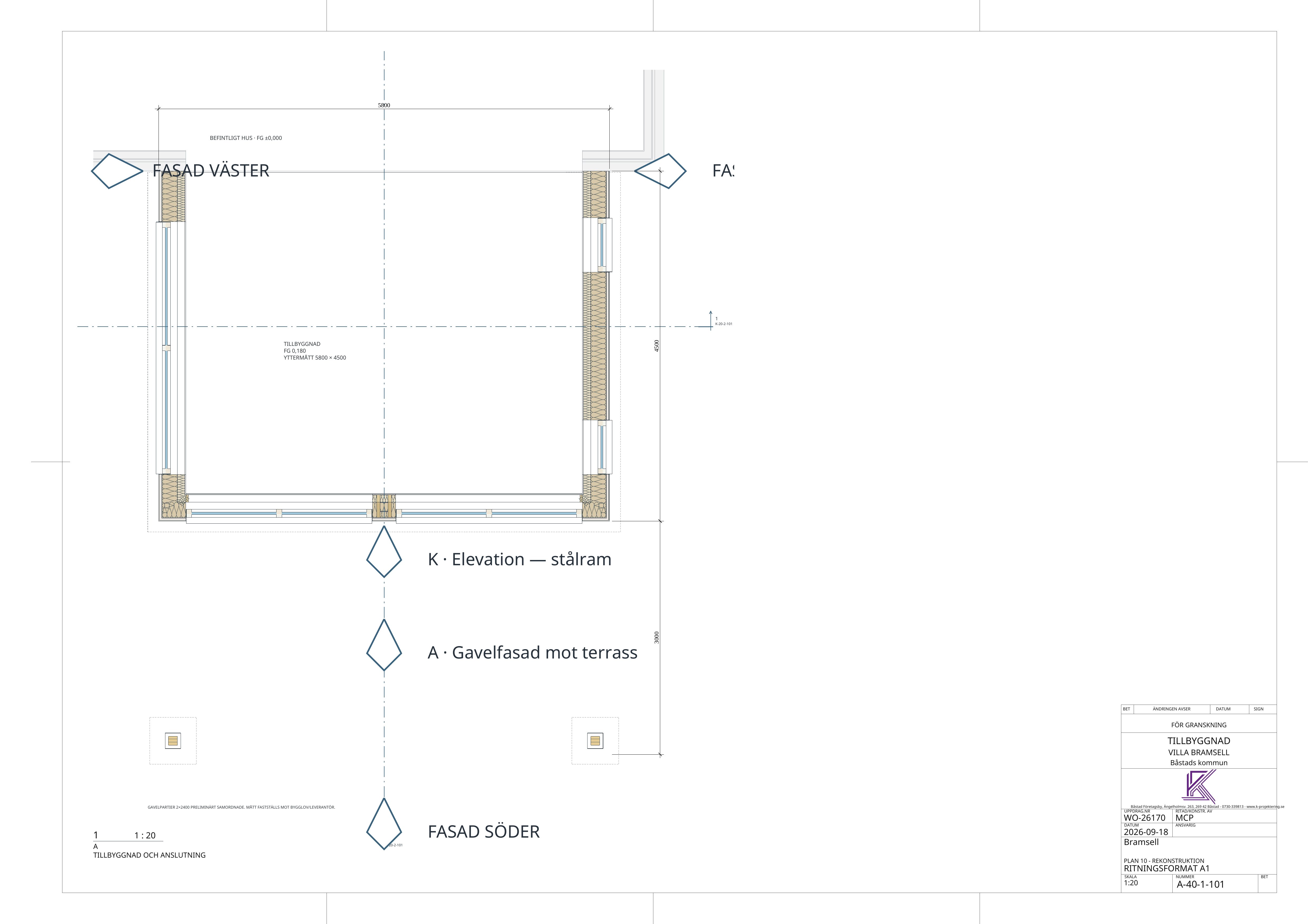 A-40-1-101 Plan / tillbyggnad